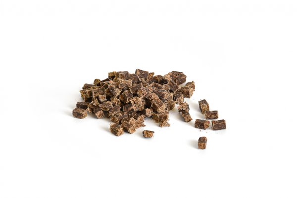 Premium Hirschfleisch-Würfel getrocknet I Hypoallergener Hundesnack