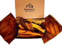 Mischbox für große Hunde I Kausnack XXL: Ochsenziemer, Rinderkopfhaut, Pferd