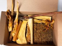 Mischbox: Die Bunte I Kausnack Vielfalt Hund I Schweineohr, Pferd, Lamm, Ziege