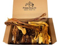 Antiallergen Mischbox Hund I Büffel, Ziege, Lamm Monoprotein Kausnack I Sensibel