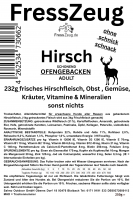 Jetzt testen! Hirsch ofengebacken, Trockenfutter: Schonend. Wild. Sonst Nichts.