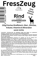 Jetzt testen!  Rind ofengebacken, Trockenfutter: Schonend. Kräftig. Sonst Nichts.