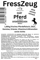 2kg  DIÄT Pferd ofengebacken, Trockenfutter: Schonend. Monoprotein. Sonst Nichts.