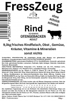 10kg Rind ofengebacken, Trockenfutter: Schonend. Kräftig. Sonst Nichts.