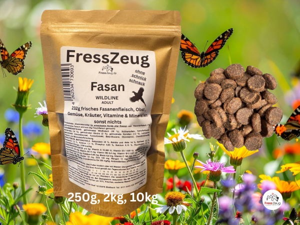 2kg Fasan "Wildline" Adult – Getreidefreies Premium-Hundefutter